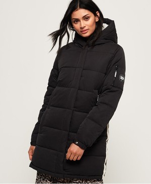 Superdry Sphere Padded Ultimate Női Kabát Fekete | STJGE0253